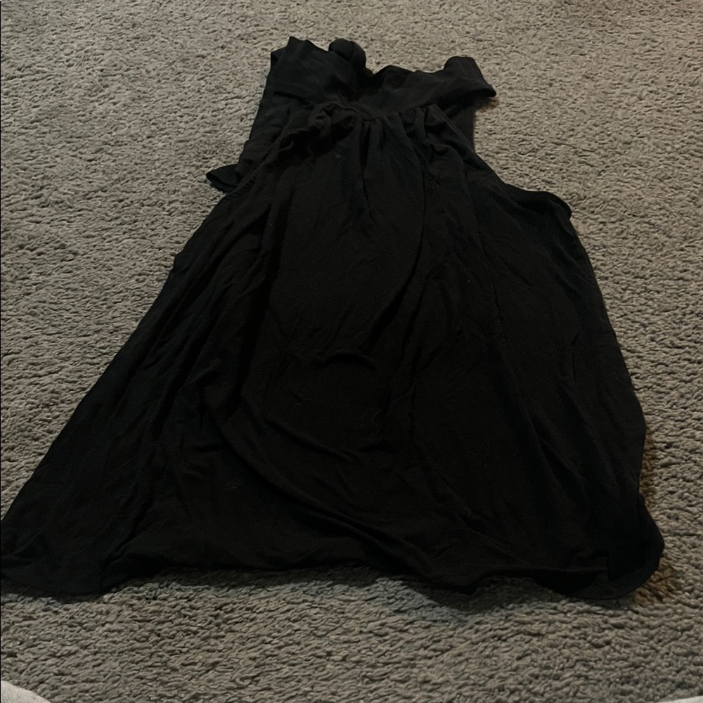 Elegant Black Sleeveless Dress